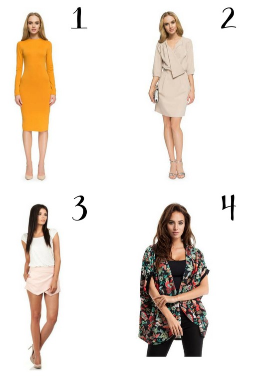naia cztery modele sukienek ze sklepu reklamodawcy 
