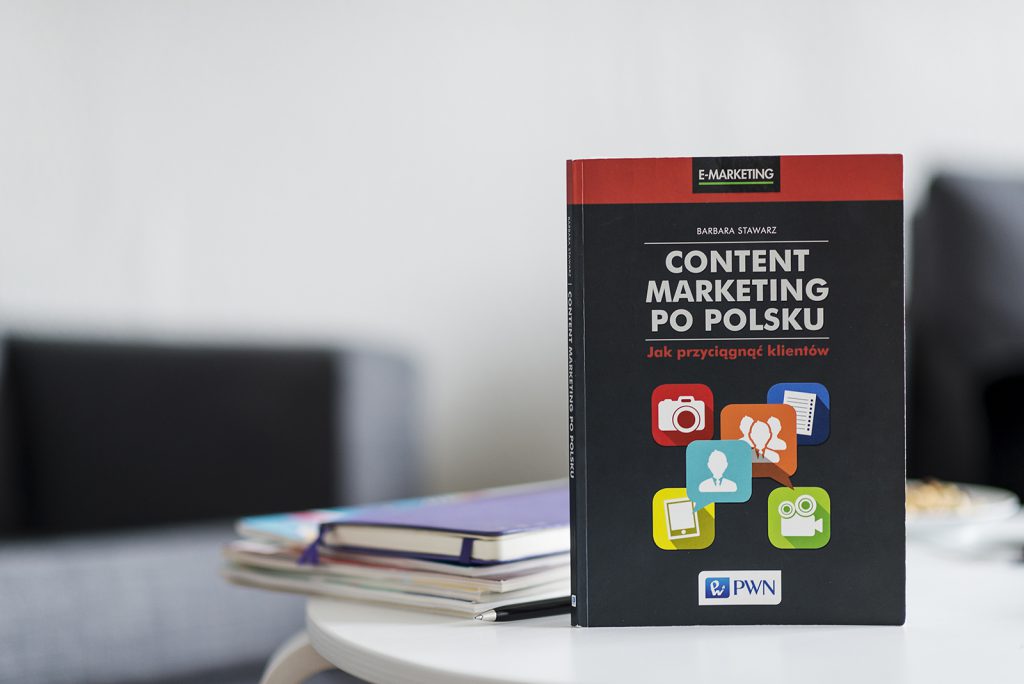 content marketing po polsku, książka autorstwa Barbary Stawarz