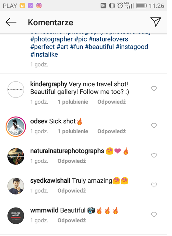jak zarabiać na instagramie - spamowe komentarze za pomocą botów 