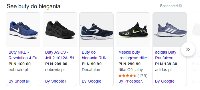jak promować sklep internetowy - reklama produktowa ads buty