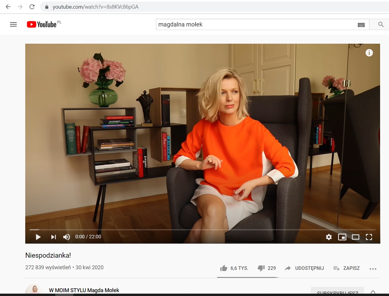 Magda Mołek monetization youtube