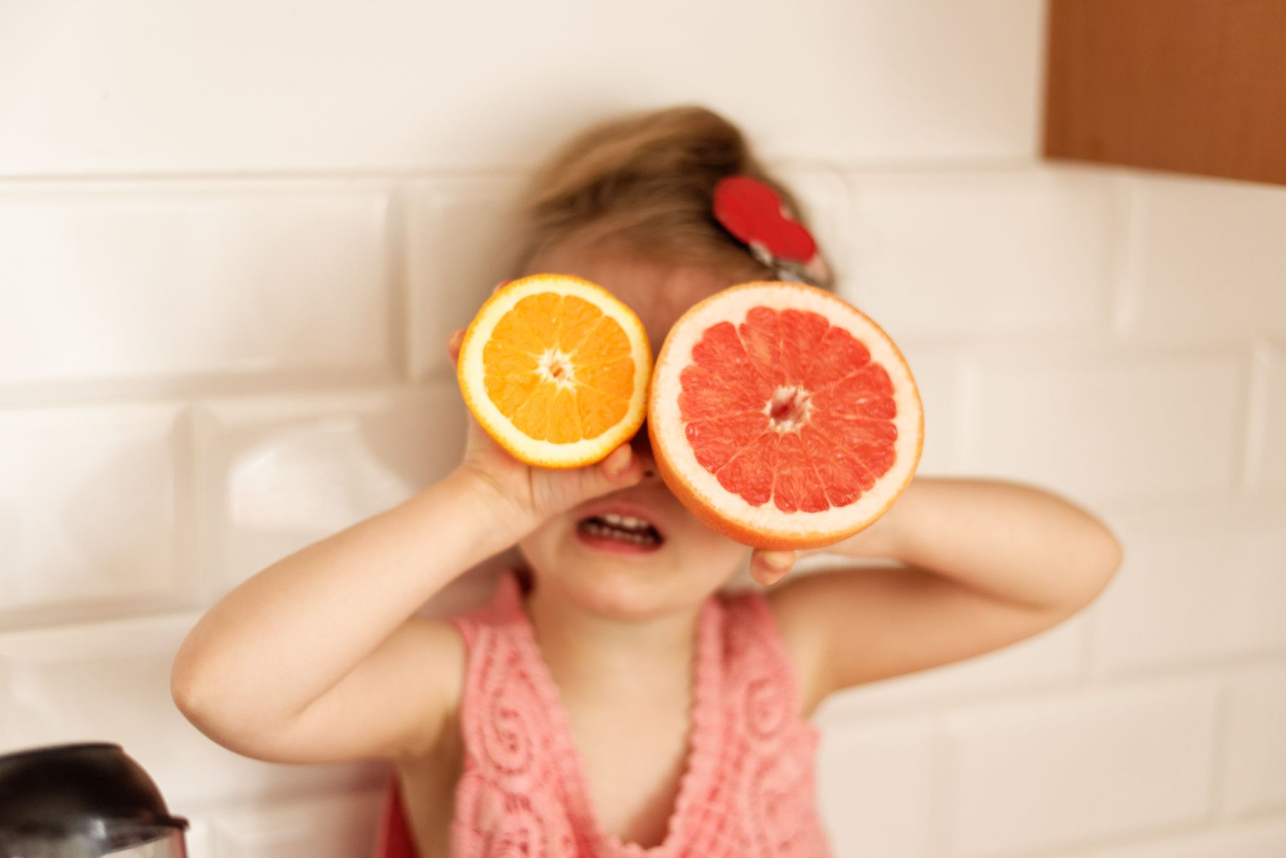 Pomarańcza czy grejpfrut? Blog parentingowy to też zabawa z owocami
