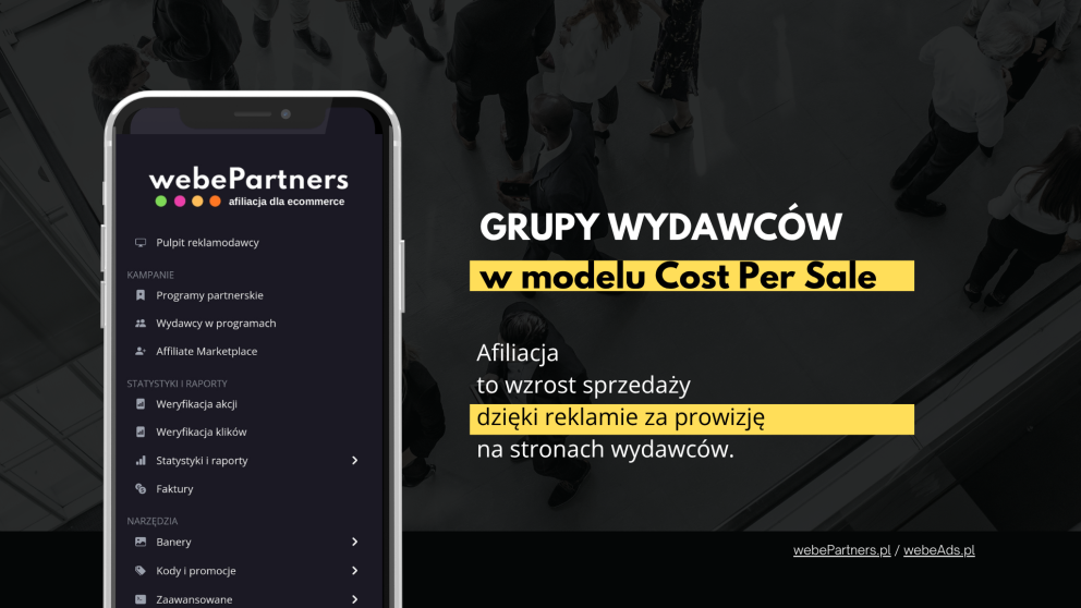 Grupy Wydawców w modelu Cost Per Sale