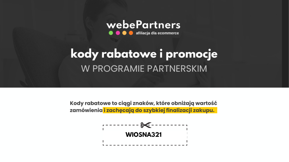 Kody rabatowe i promocje w programie partnerskim